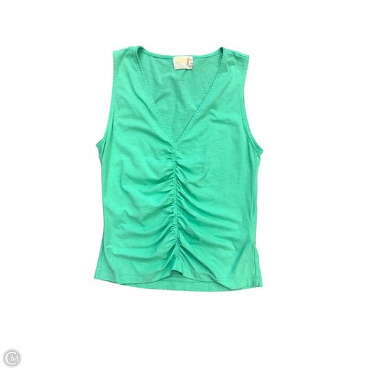 Top Sleeveless By Nation In Green, Size: Xs