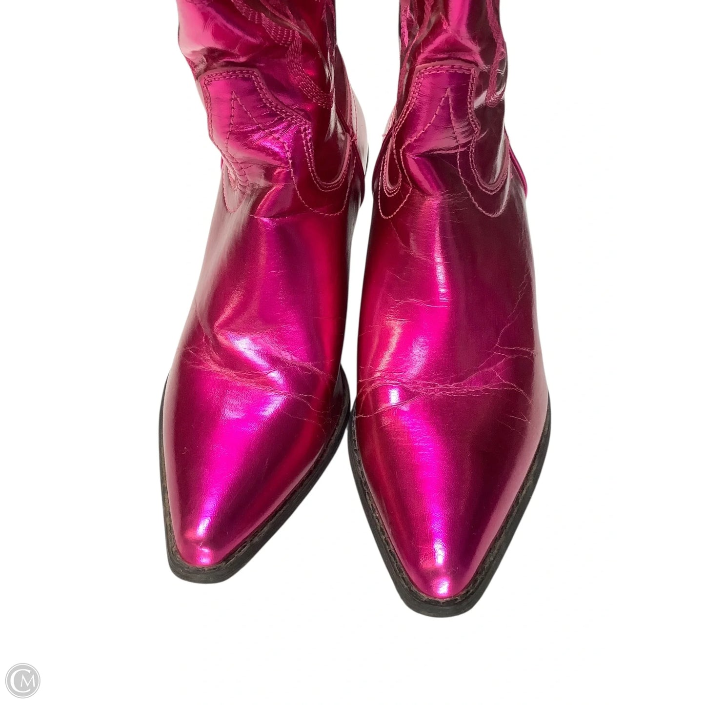 Boots Western By Clothes Mentor In Pink, Size: 9