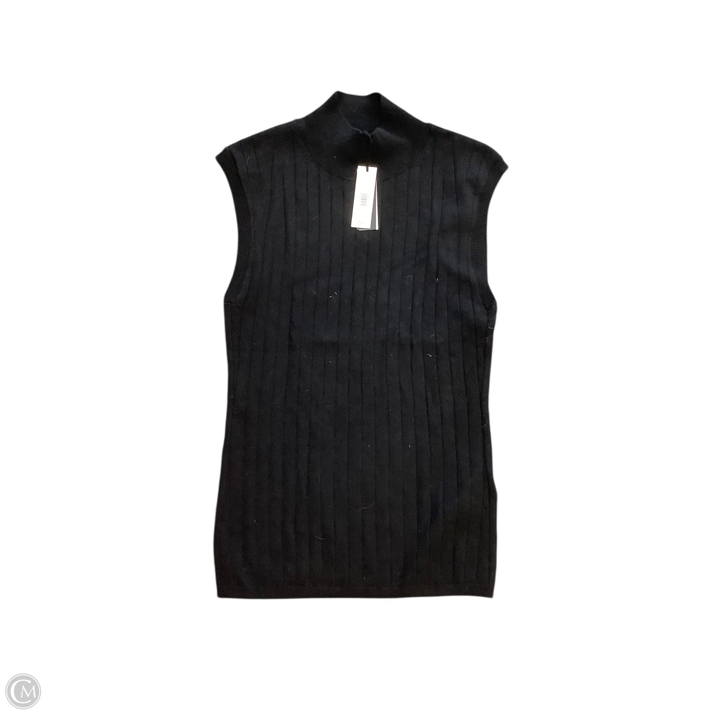 Sweater Short Sleeve By Clothes Mentor In Black, Size: Xs