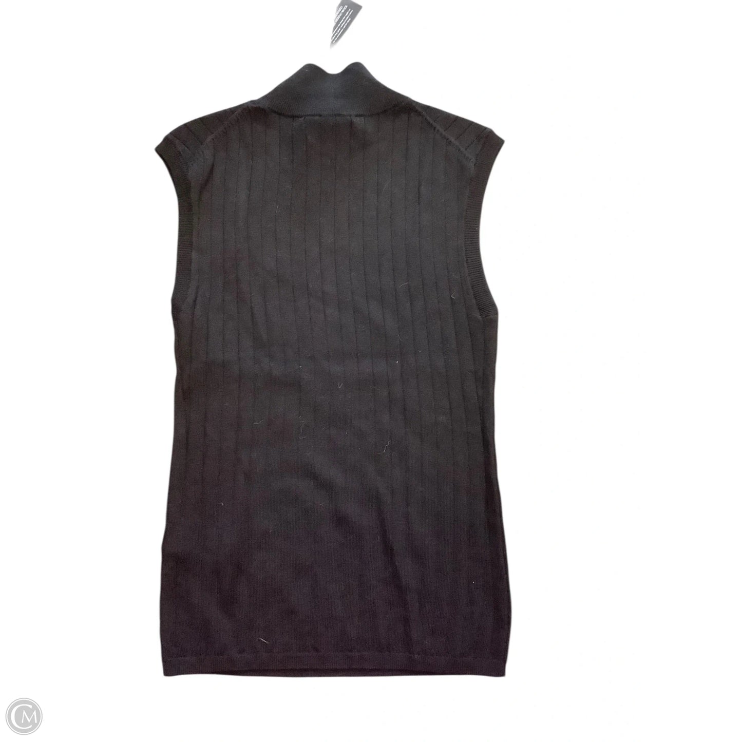 Sweater Short Sleeve By Clothes Mentor In Black, Size: Xs