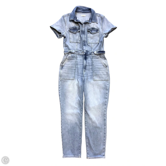 Jumpsuit By Good American In Blue Denim, Size: Xl