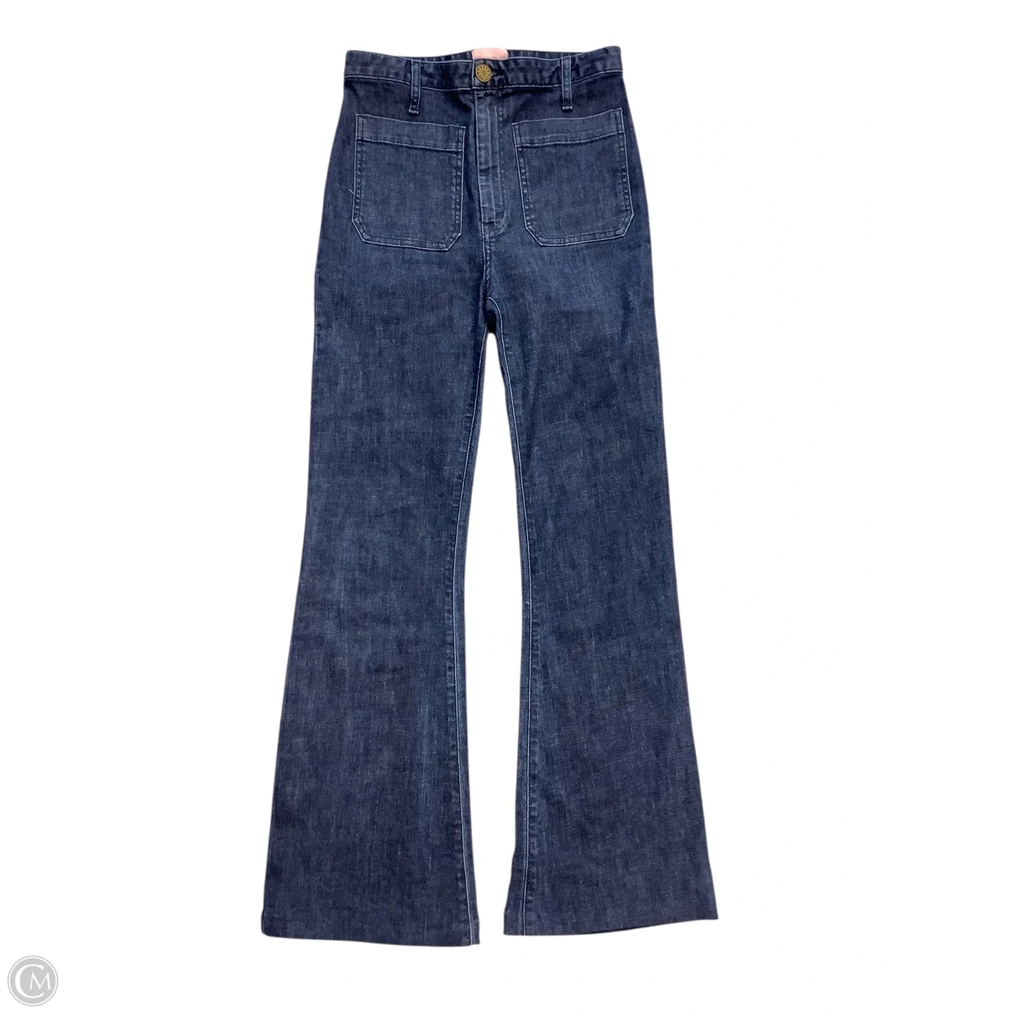Jeans Flared By Mumu In Blue Denim, Size: 28(6)