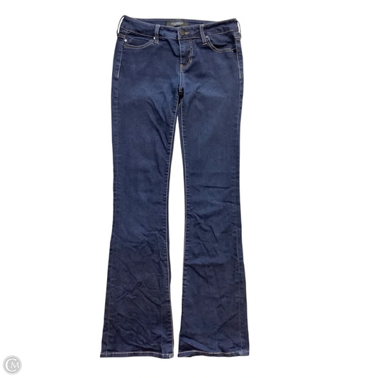 Jeans Flared By Liverpool In Blue Denim, Size: 4