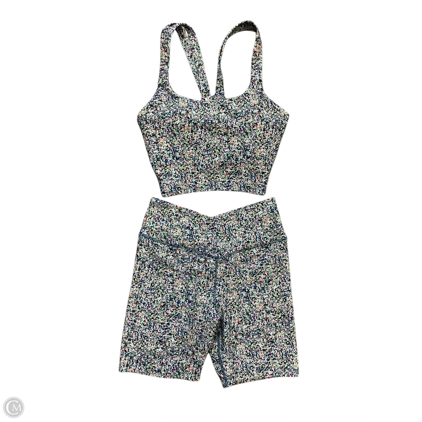 Athletic Shorts 2pc By Sage In Floral Print, Size: M