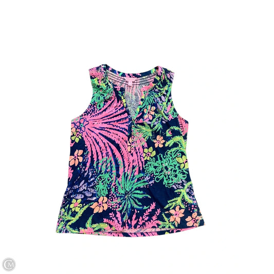 Top Sleeveless Designer By Lilly Pulitzer In Multi-colored, Size: M
