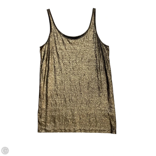 Top Sleeveless By Eileen Fisher In Gold, Size: S