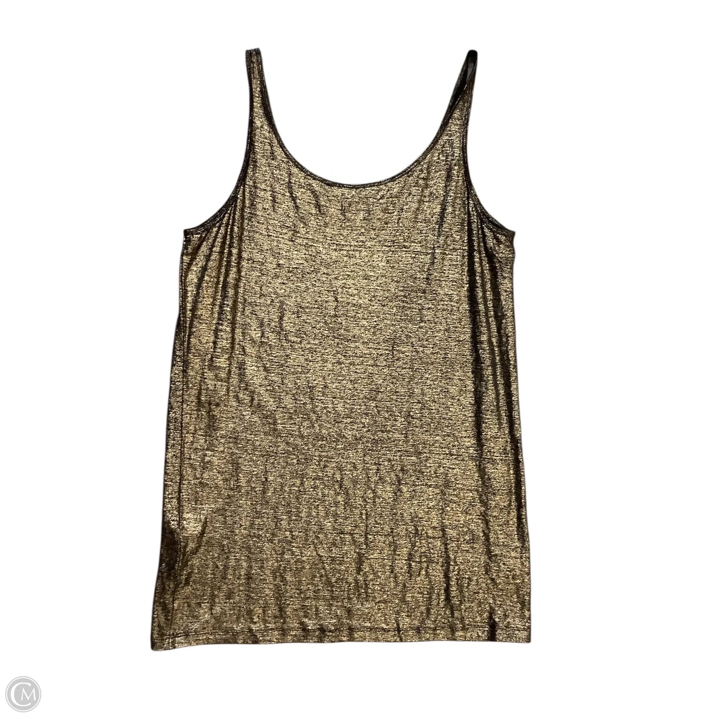 Top Sleeveless By Eileen Fisher In Gold, Size: S