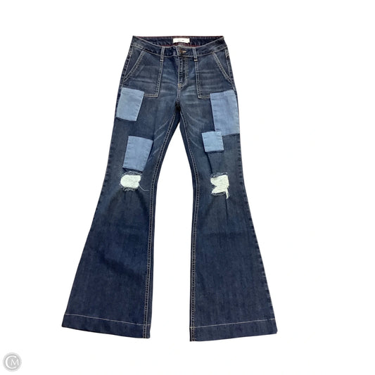 Jeans Flared By Cmc In Blue Denim, Size: 4