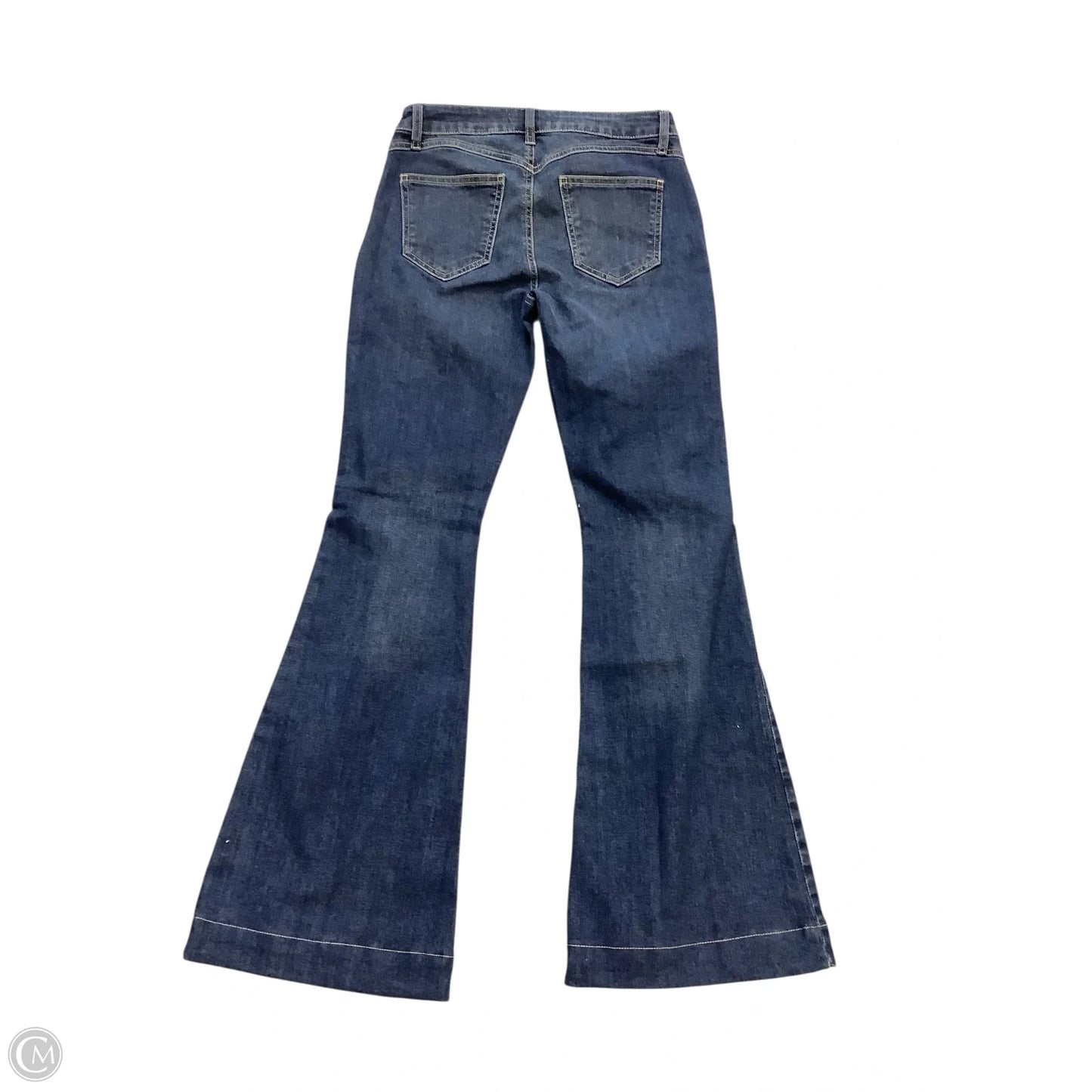 Jeans Flared By Cmc In Blue Denim, Size: 4