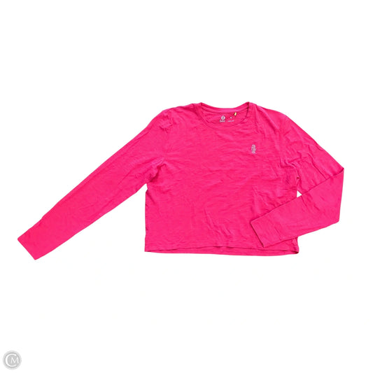 Athletic Top Long Sleeve By Cma In Pink, Size: M