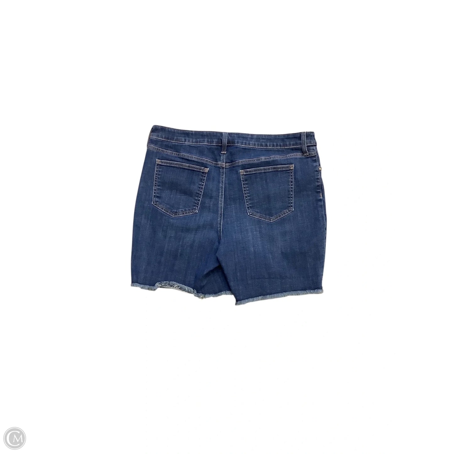 Shorts By Chicos In Blue Denim, Size: 12
