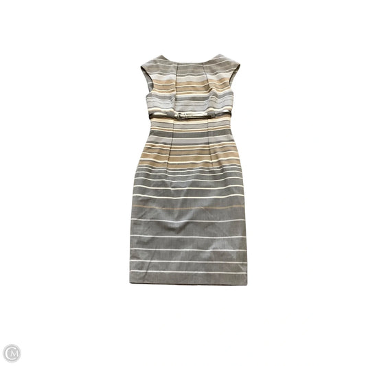 Dress Work By Calvin Klein In Grey, Size: 2