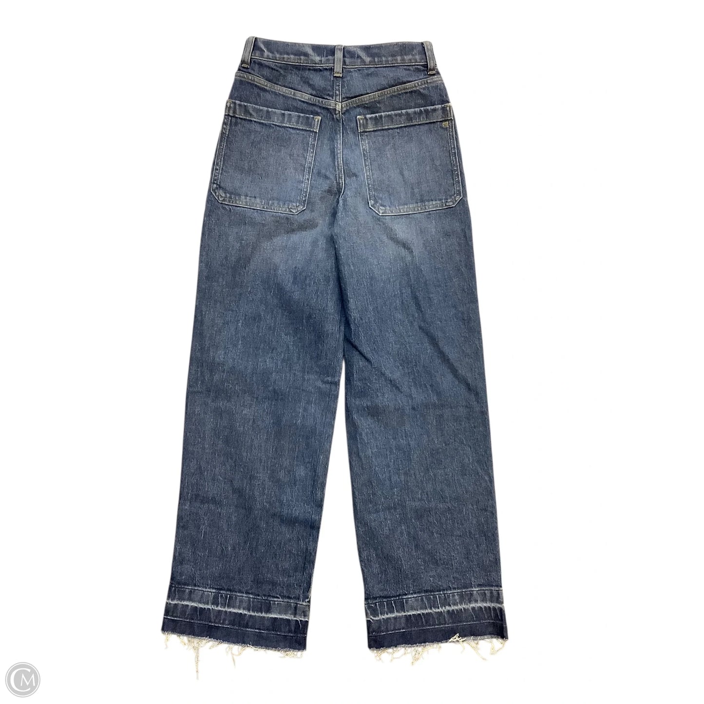 Jeans Wide Leg By Madewell In Blue Denim, Size: 4(26)