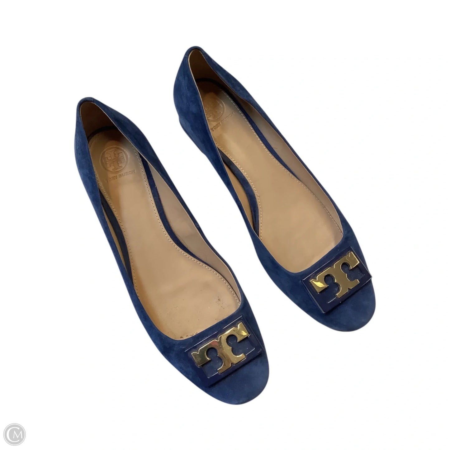 Shoes Designer By Tory Burch In Blue, Size: 10