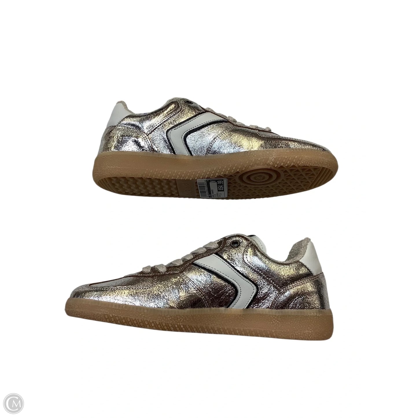 Shoes Sneakers By Cmb In Silver, Size: 7.5