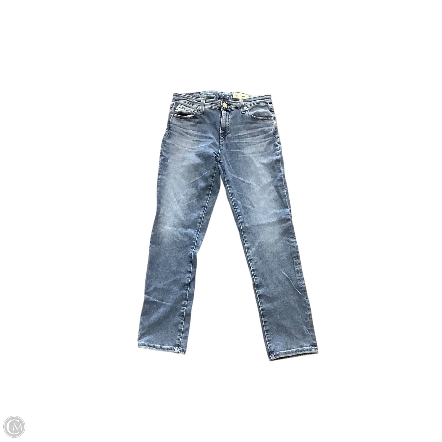 Jeans Cropped By Ag Jeans In Blue Denim, Size: 6
