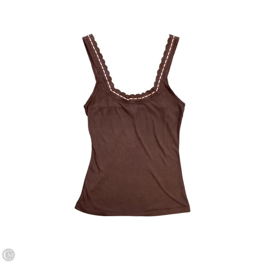 Top Sleeveless By Free People In Brown, Size: M