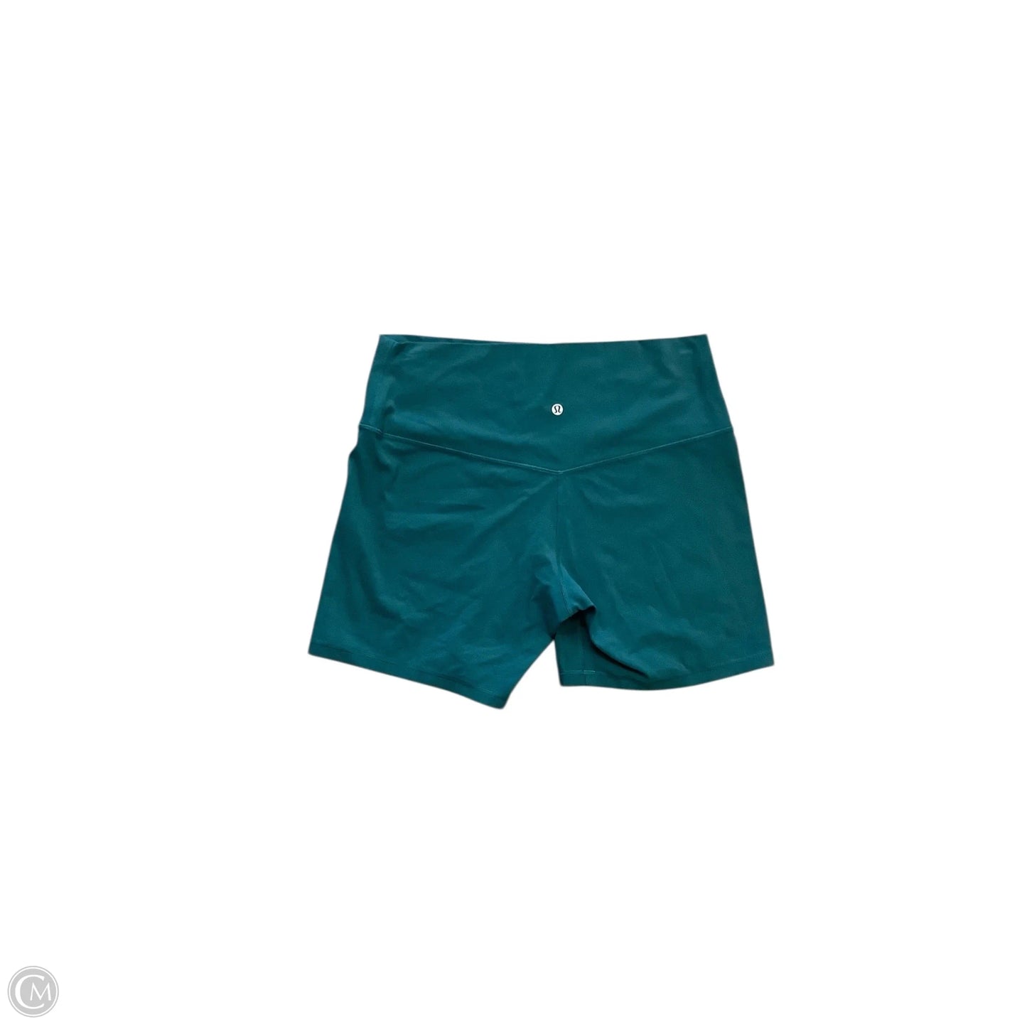 Athletic Shorts By Lululemon In Green, Size: 14