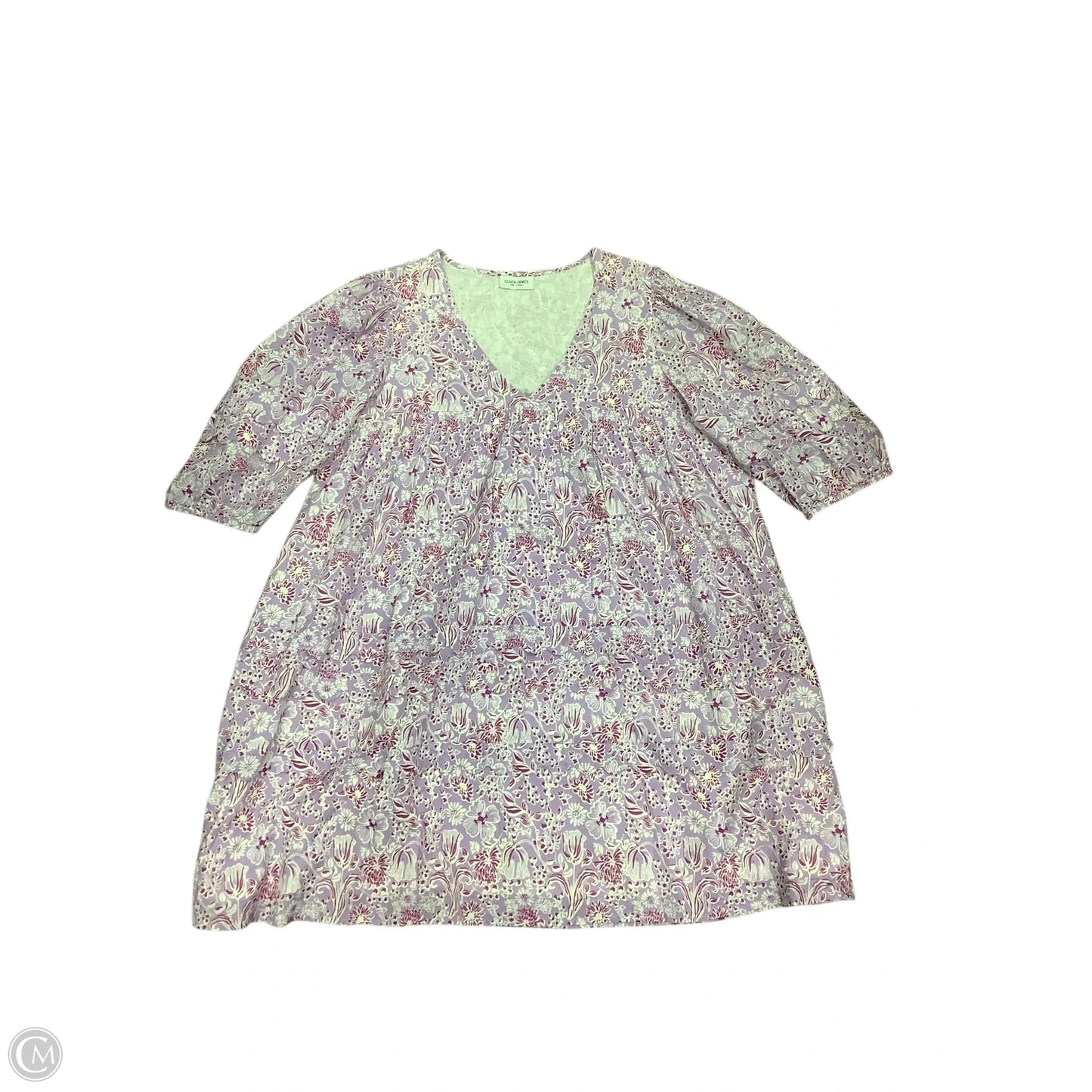 Dress Casual Short By Cma In Purple, Size: L