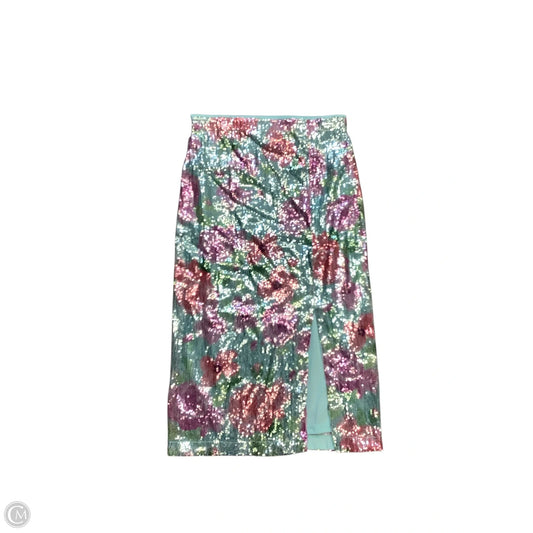 Skirt Midi By Clothes Mentor In Floral Print, Size: M