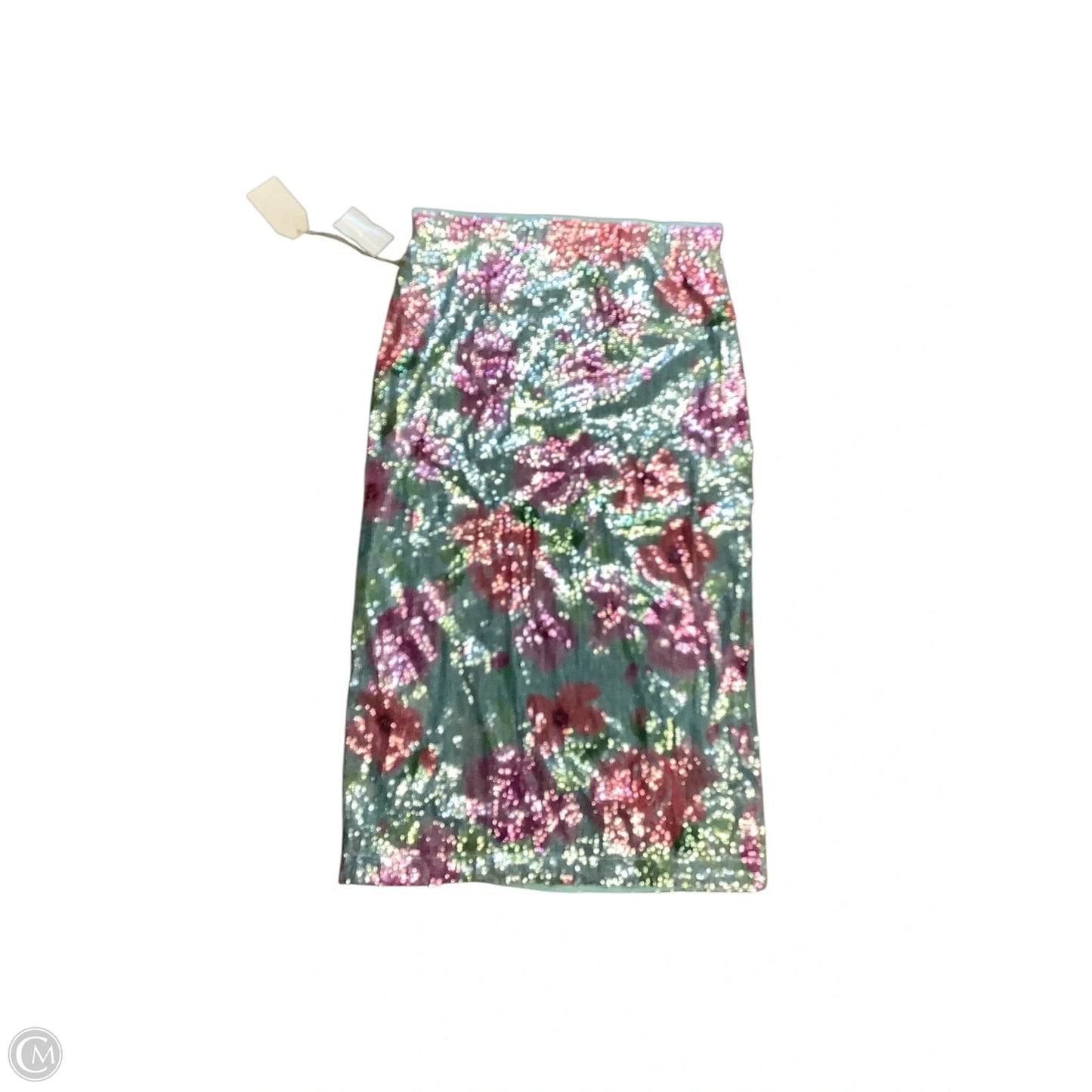 Skirt Midi By Clothes Mentor In Floral Print, Size: M