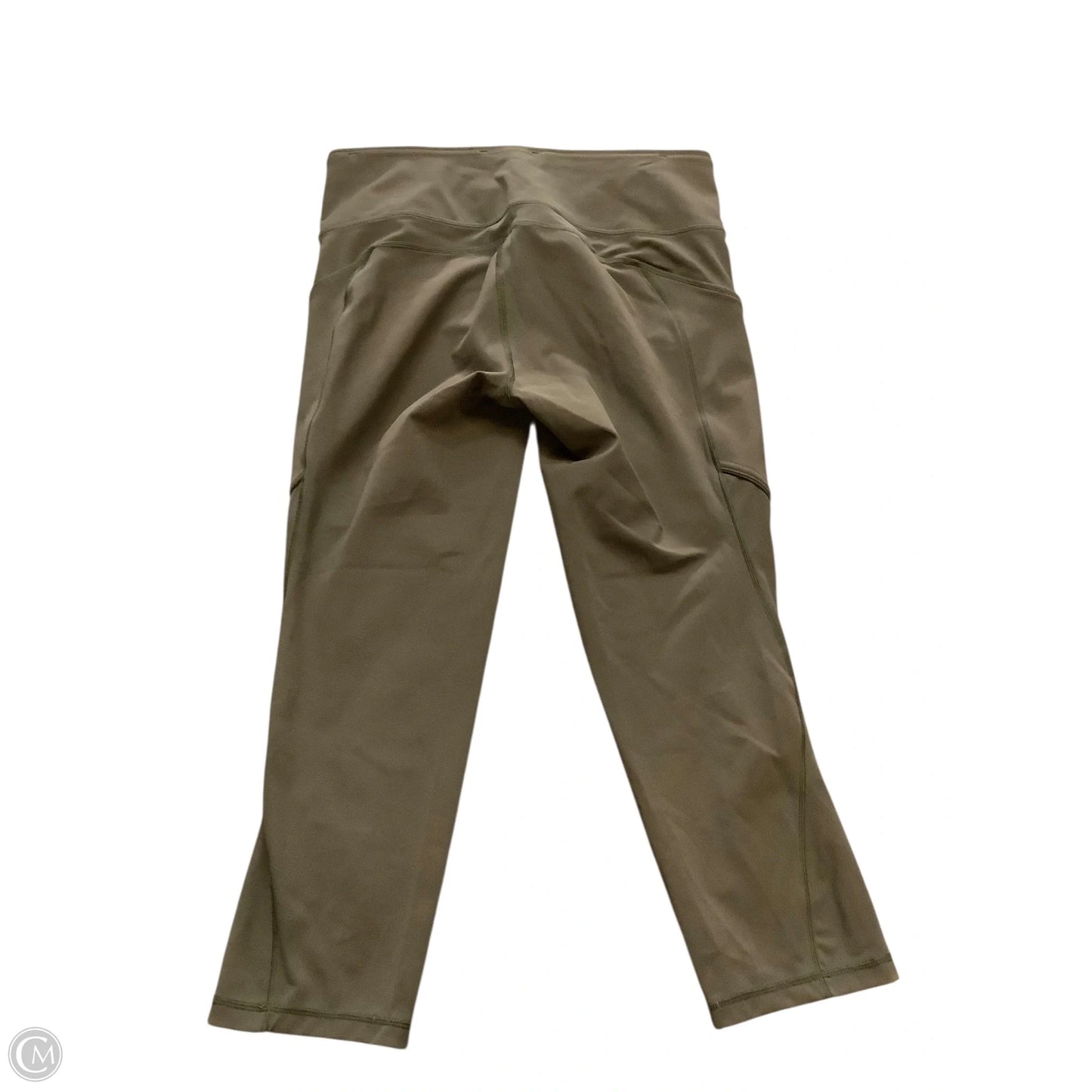 Athletic Leggings Capris By Lululemon In Green, Size: 8