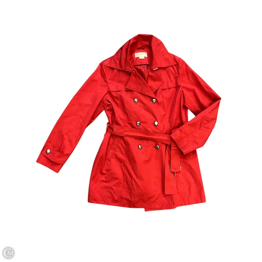 Coat Peacoat By Michael By Michael Kors In Red, Size: L
