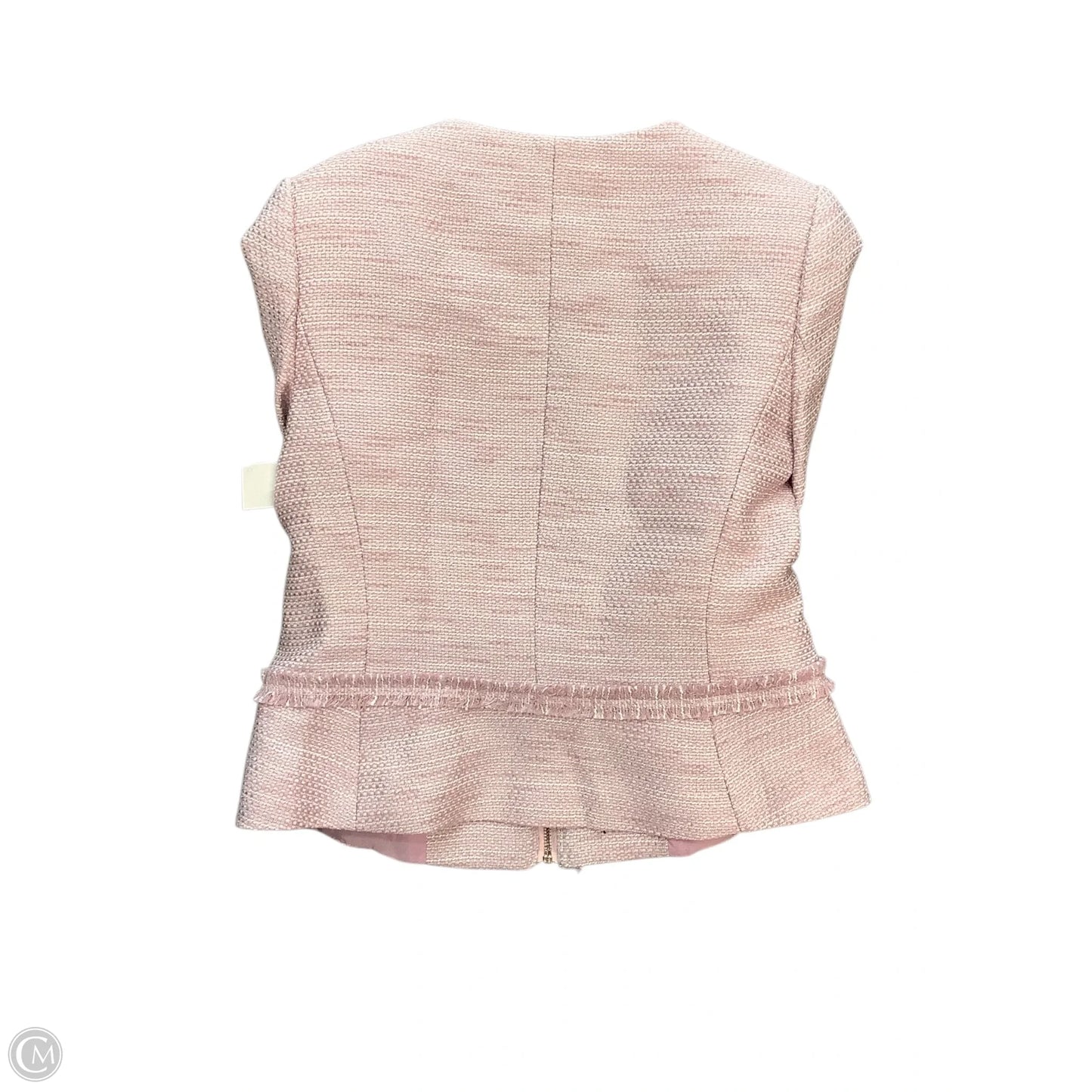 Blazer Designer By Karl Lagerfeld In Pink, Size: 6