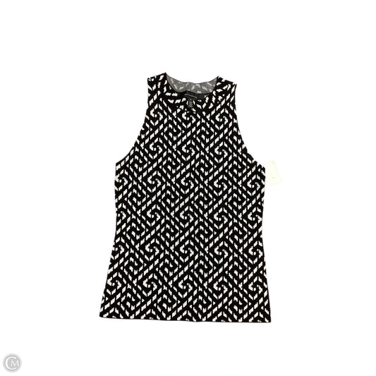 Top Sleeveless By White House Black Market In Black & White, Size: S