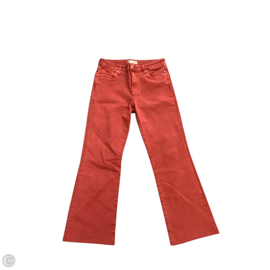Jeans Straight By Kut In Red, Size: 6