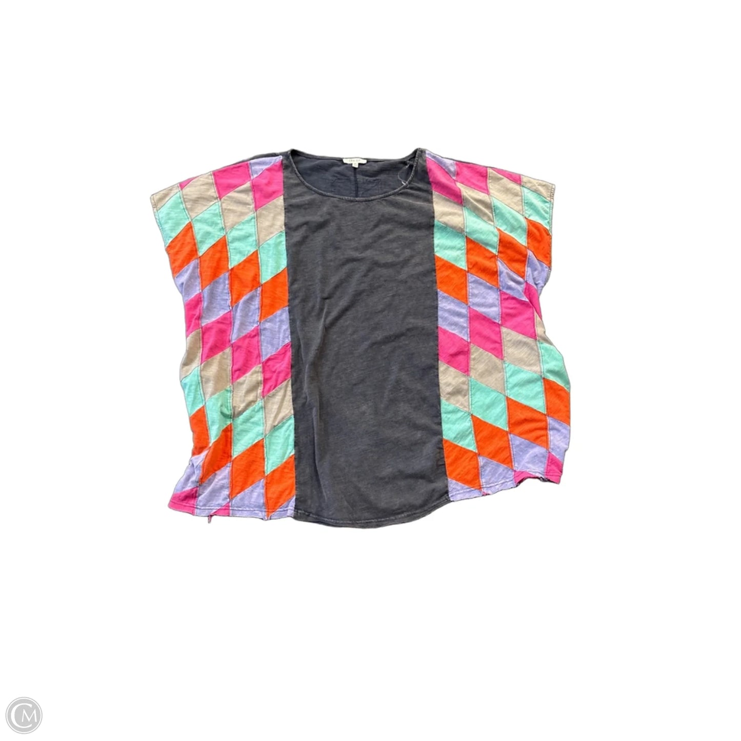Tunic Short Sleeve By Oli & Hali In Grey, Size: Xl
