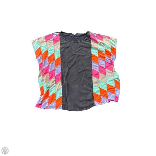Tunic Short Sleeve By Oli & Hali In Grey, Size: Xl