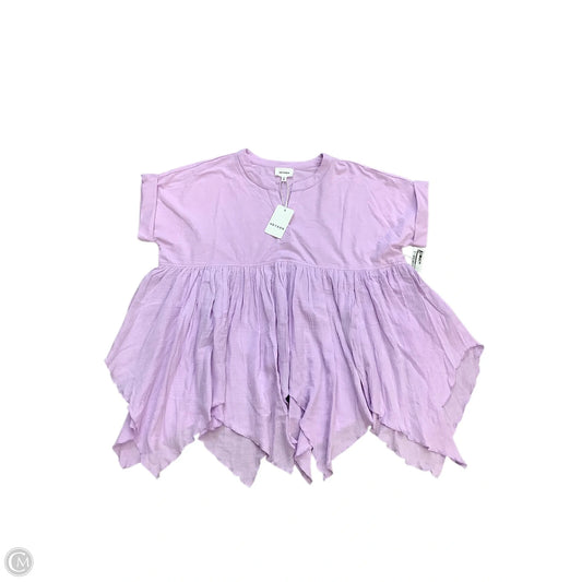 Top Short Sleeve By Heyson In Purple, Size: S