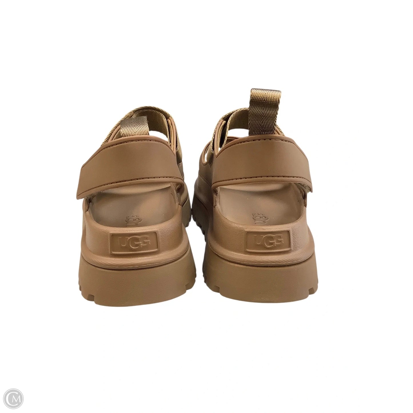 Sandals Designer By Ugg In Brown, Size: 10