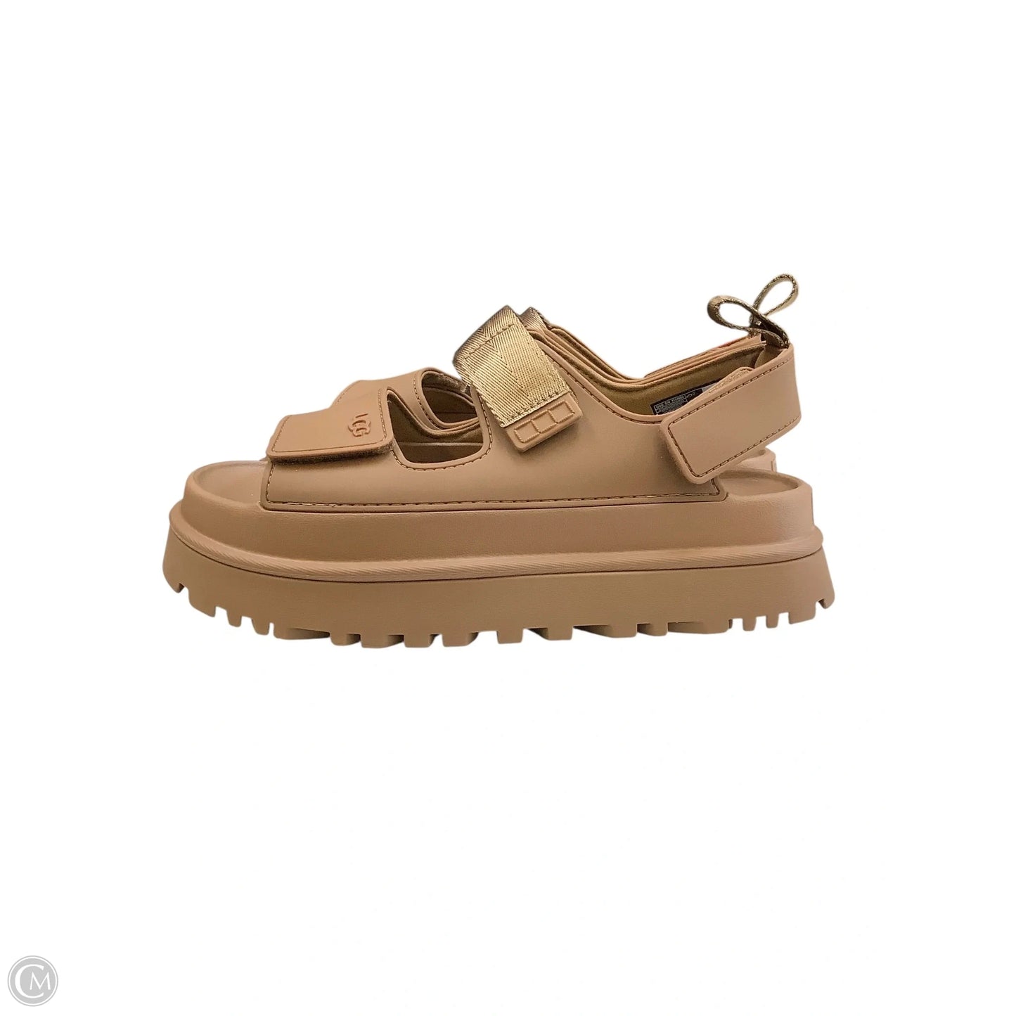 Sandals Designer By Ugg In Brown, Size: 10