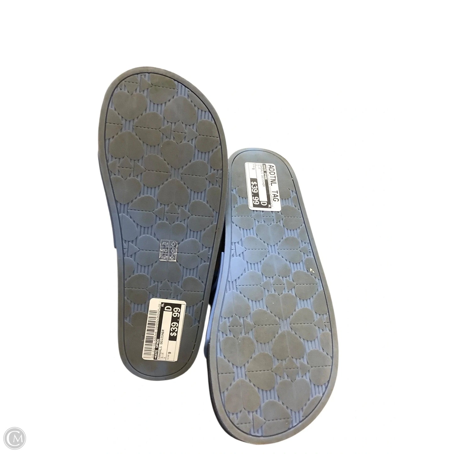 Sandals Designer By Kate Spade In Blue, Size: 9