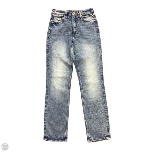 Jeans Straight By H&m In Blue Denim, Size: 2