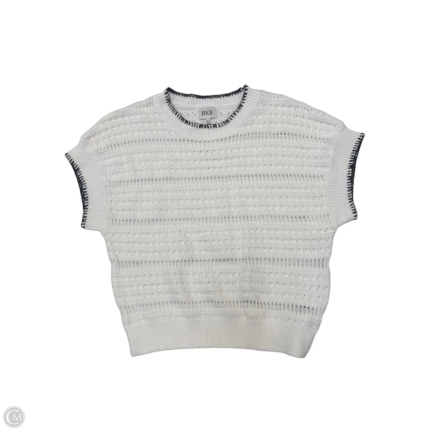 Vest Sweater By Bke In White, Size: S
