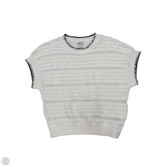 Vest Sweater By Bke In White, Size: S