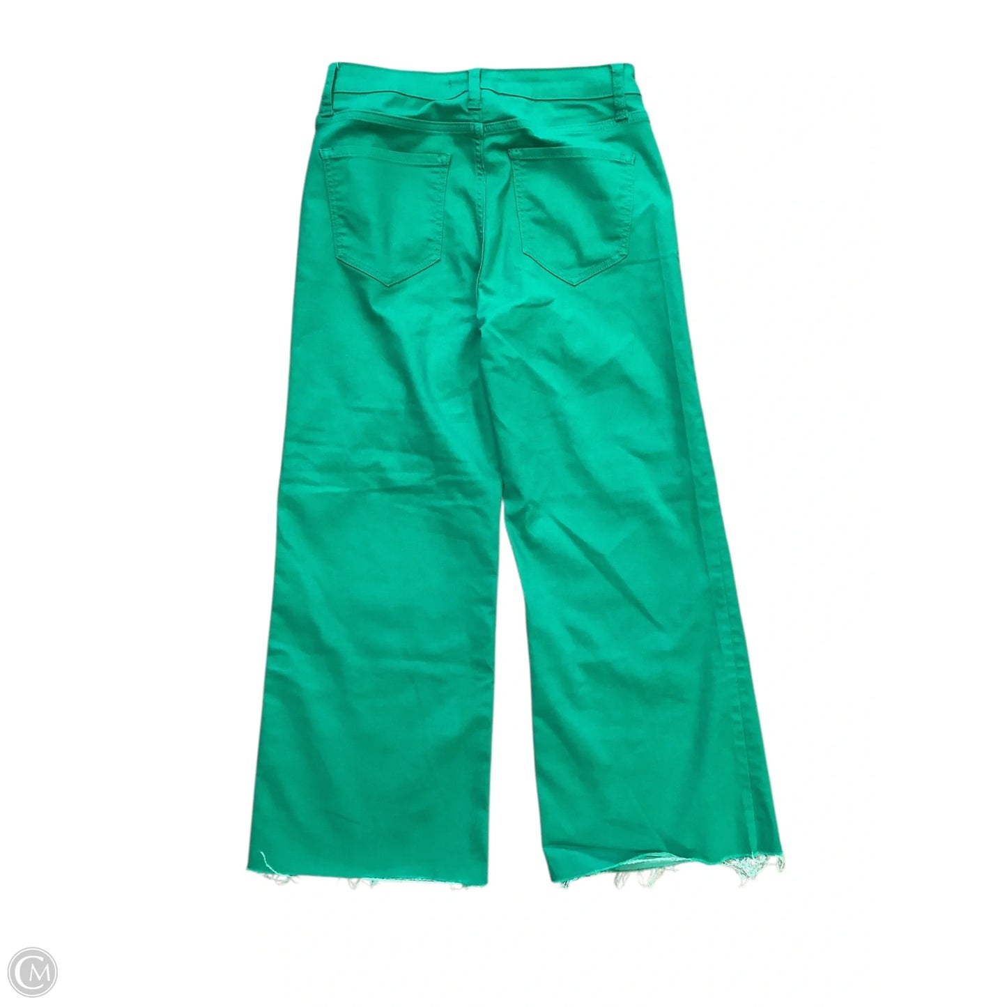 Jeans Wide Leg By Zenana Outfitters In Green, Size: M