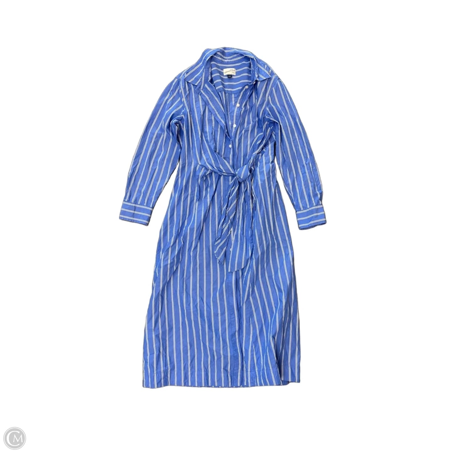 Dress Casual Midi By Universal Thread In Blue, Size: L