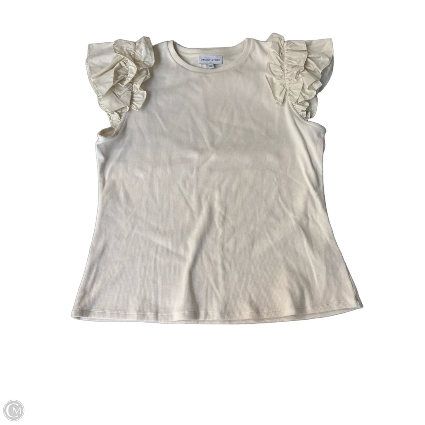 Top Sleeveless By Gibson And Latimer In Cream, Size: Xxl