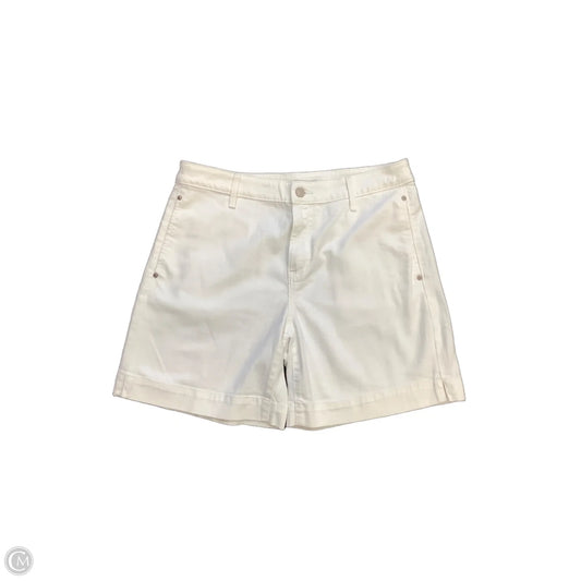 Shorts By Chicos In White Denim, Size: 8
