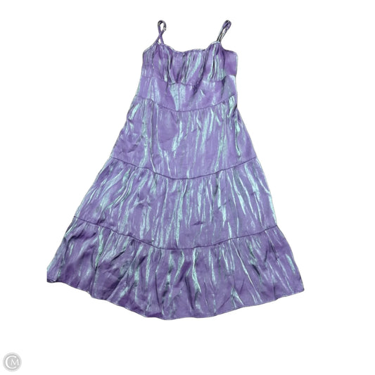 Dress Casual Midi By Cider In Purple, Size: 3x