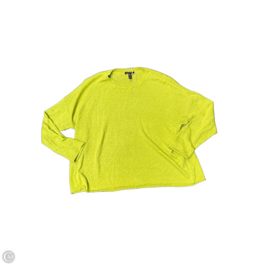 Sweater By Eileen Fisher In Green, Size: M