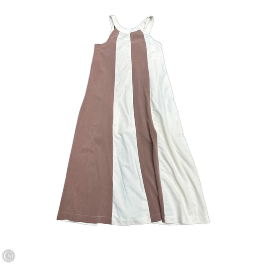 Dress Casual Maxi By Doe & Rae In Brown & Tan, Size: L