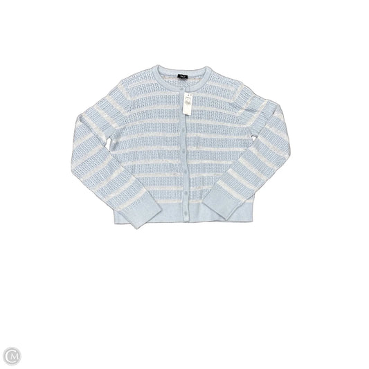 Sweater Cardigan By Express In Blue, Size: L