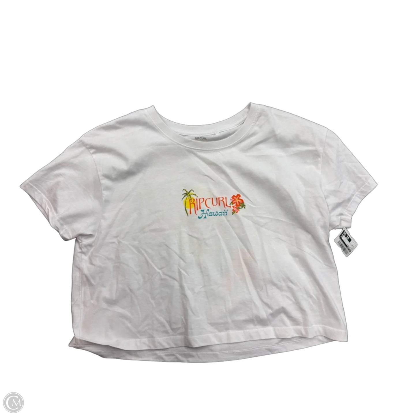 Top Short Sleeve Basic By Rip Curl In White, Size: M