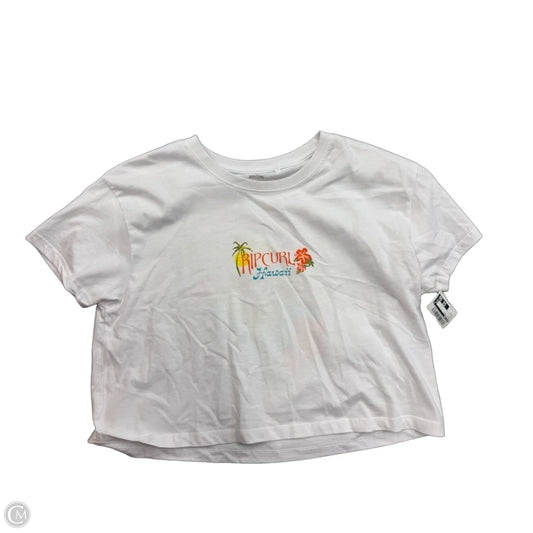 Top Short Sleeve Basic By Rip Curl In White, Size: M