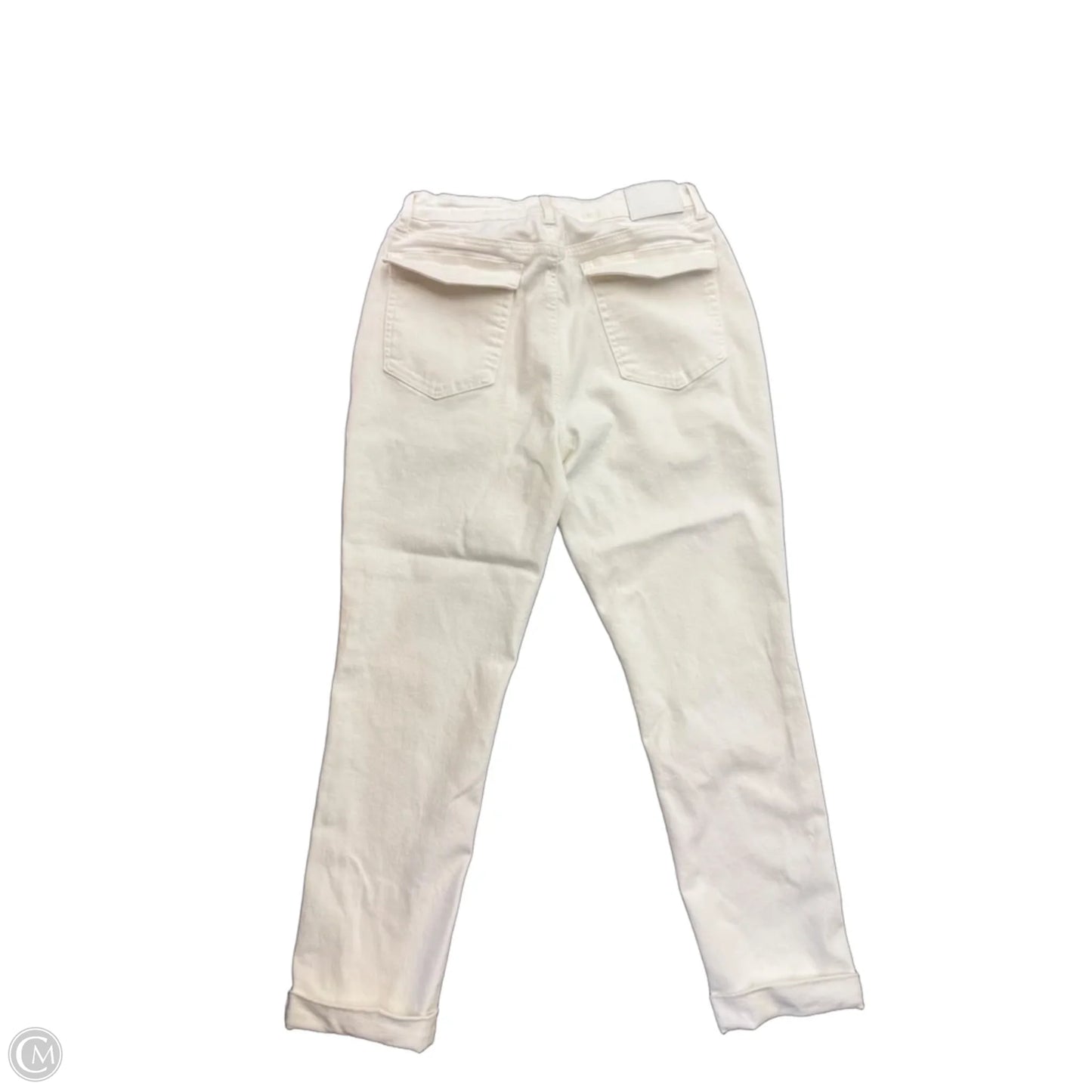Jeans Straight By Judy Blue In White, Size: 12
